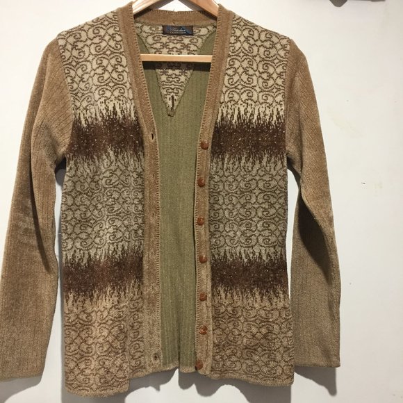 VINTAGE TEACHER COLLECTION SWEATER CARDIGANS SIZE S - Picture 4 of 8